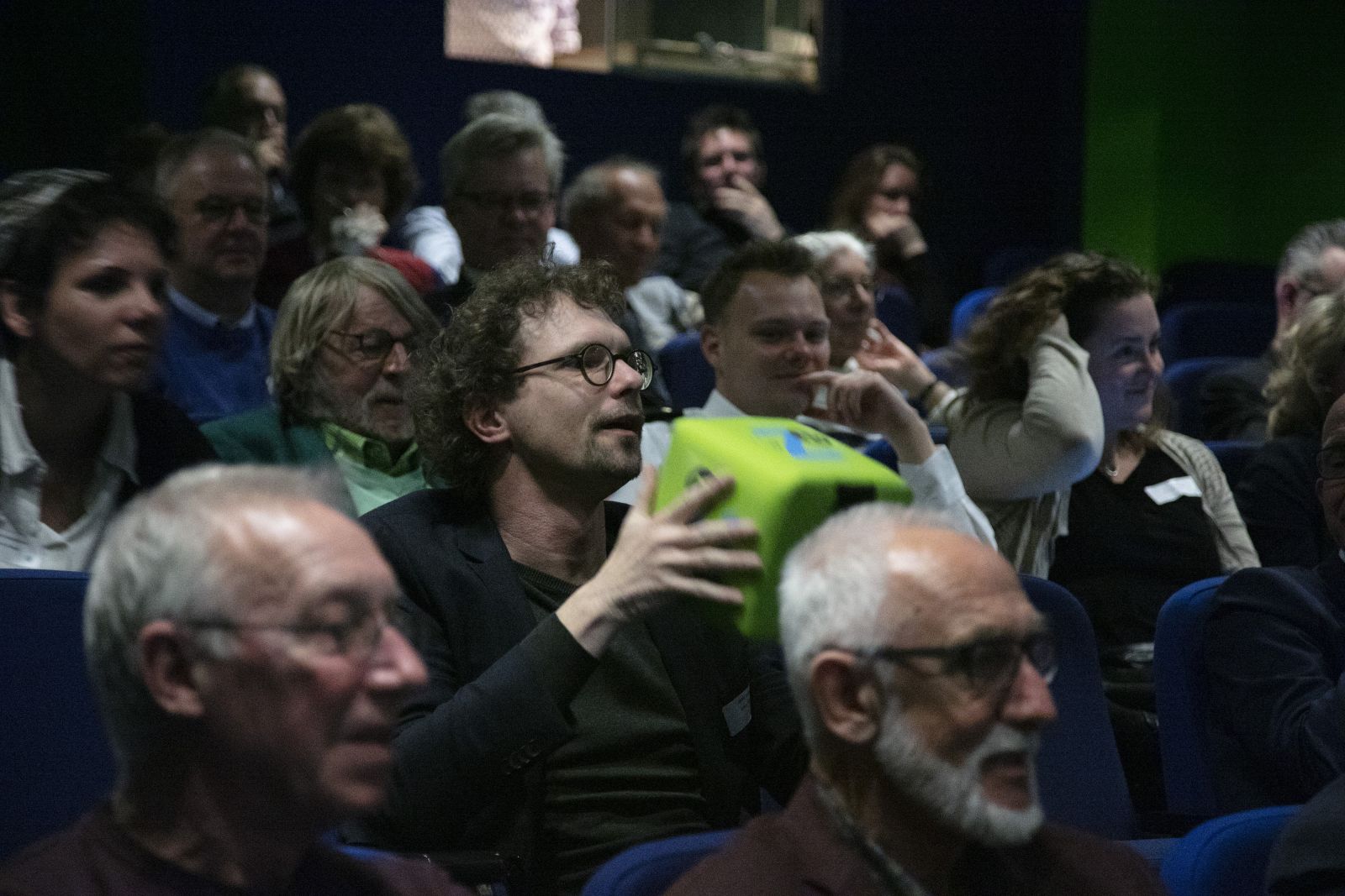 Netwerkpartners delen hun mening met de zaal