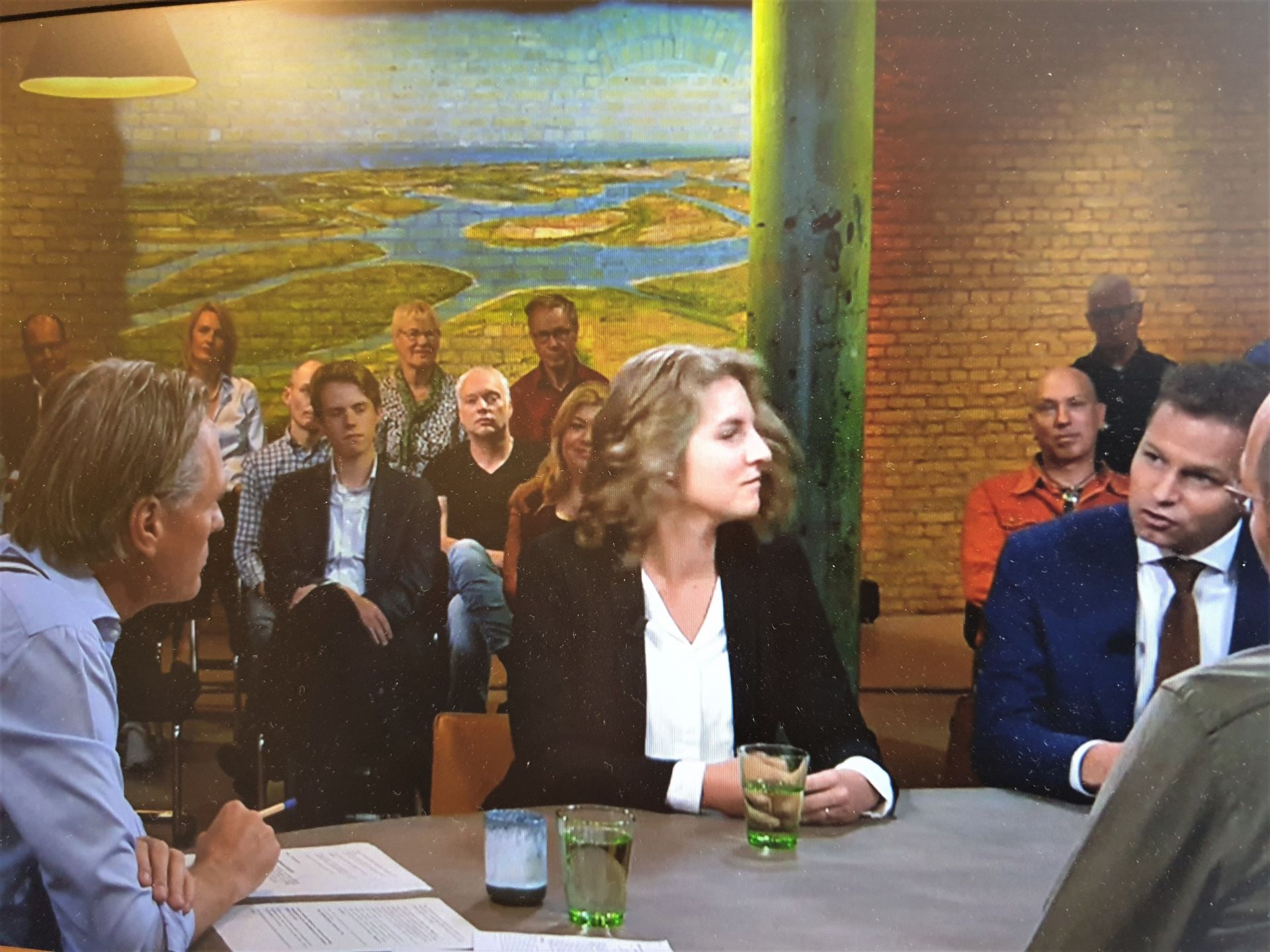 Gedeputeerde De Bat bij het programma Buitenhof