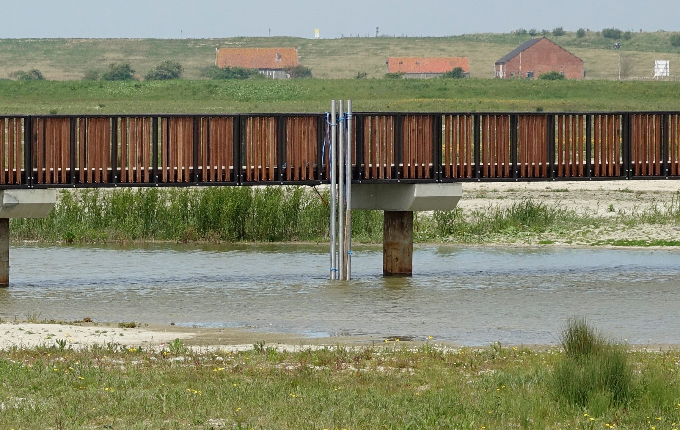Meetpunt aan oestergeulbrug